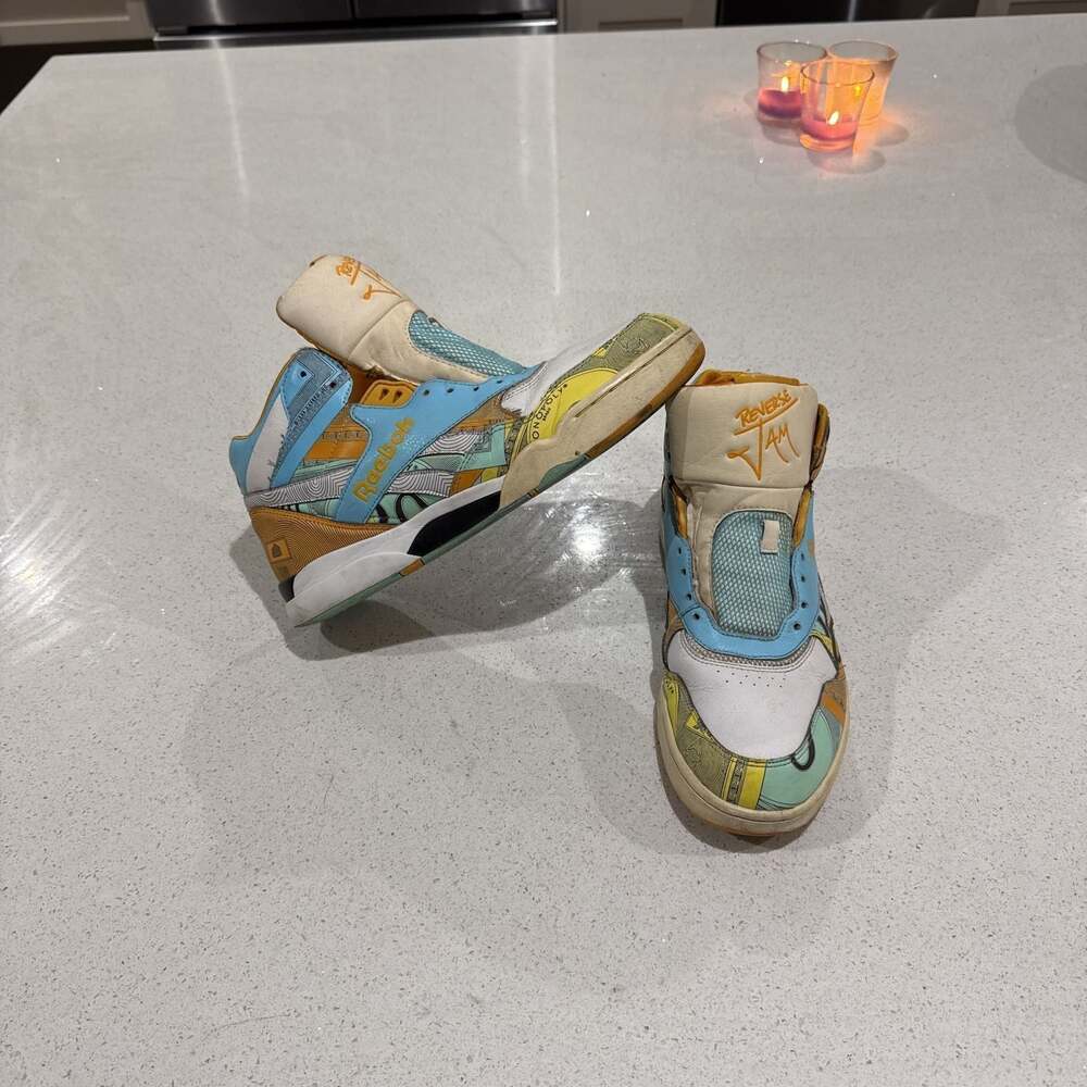 Reebok Reverse Jam Monopoly Community Chest High Top Sneakers